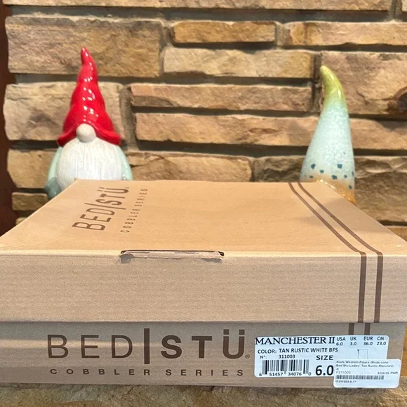 BED|STU Tan Leather Lace-Up Boots - Picture 10 of 10